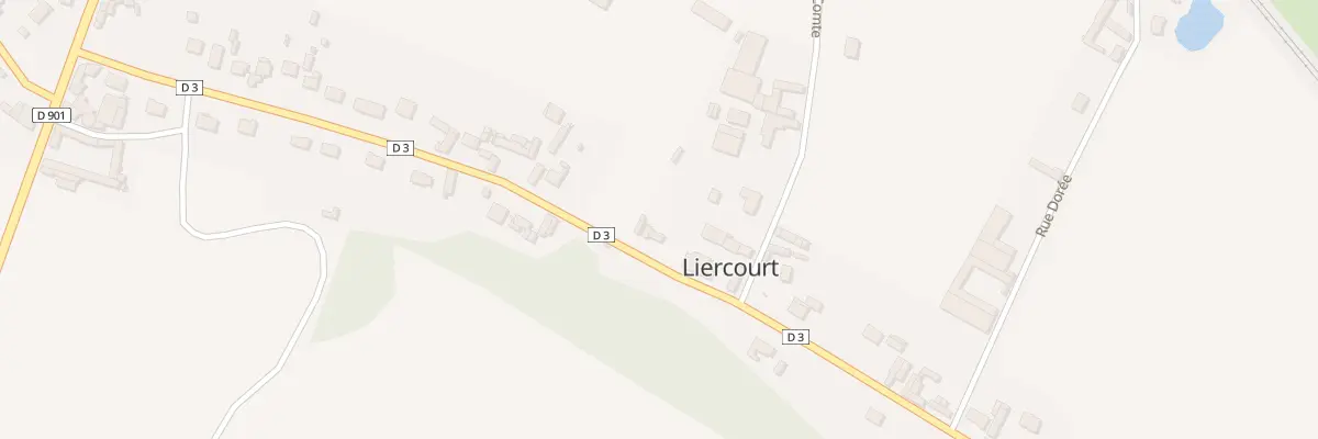 Plan du 431 Rue du Gen Leclerc à Liercourt