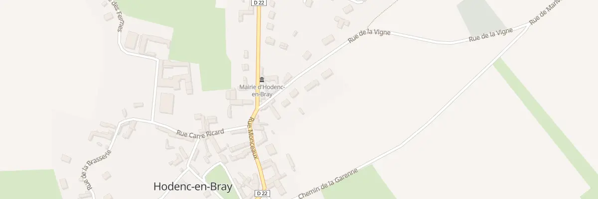 Plan du 4B Rue de la Vigne à Hodenc-en-Bray