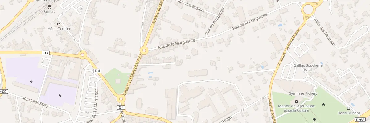 Plan du 38 Rue de la Marguerite à Gaillac
