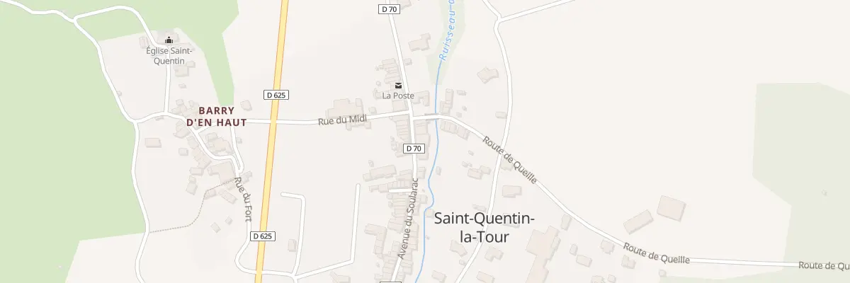 Plan du 17 Av du Soularac à Saint-Quentin-la-Tour