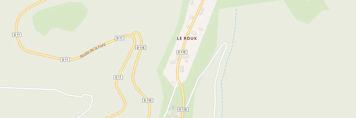 Plan du 5185 Le Roux à Saint-Bonnet-Elvert