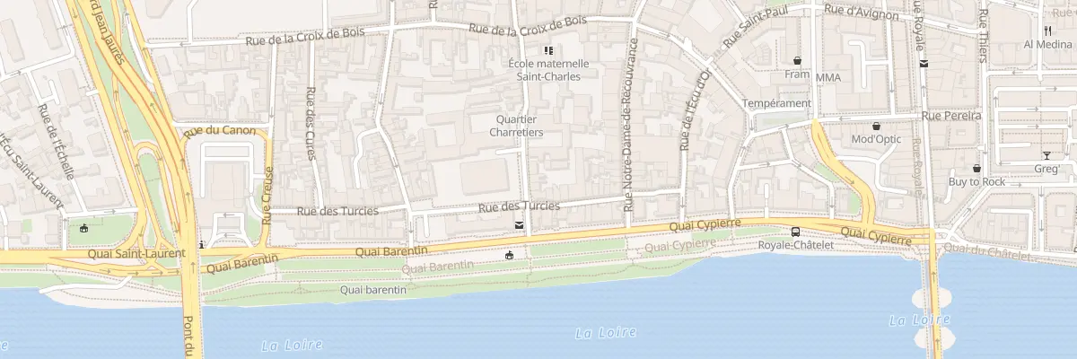Plan du 6 Rue des Charretiers à Orléans