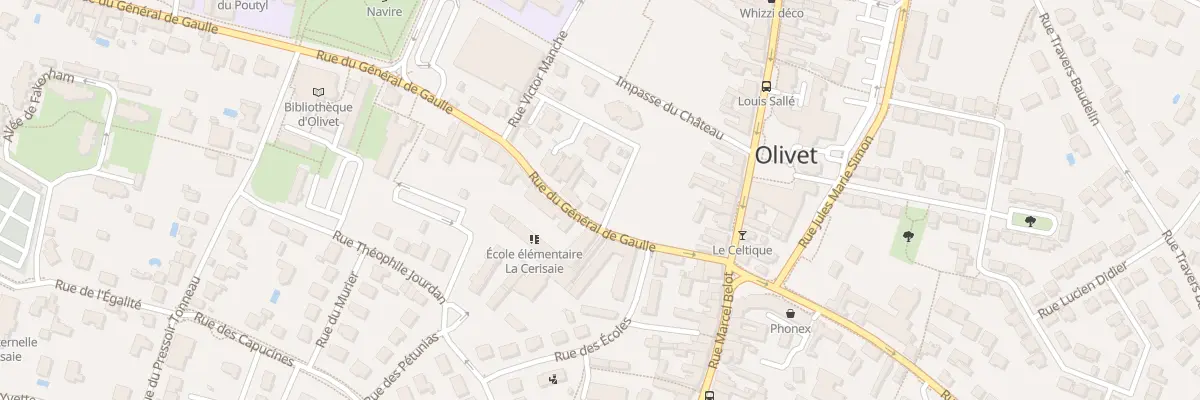 Plan du 114 Rue du Gen de Gaulle à Olivet