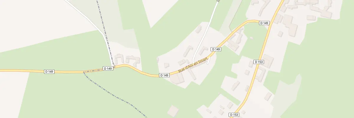 Plan du 6 Rue d’Aix En Issart à Saint-Denœux