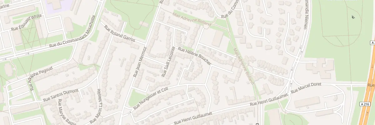 Plan du 31 Rue Hélène Boucher à Calais
