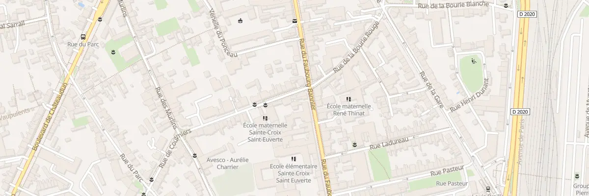 Plan du 118 Rue de Coulmiers à Orléans