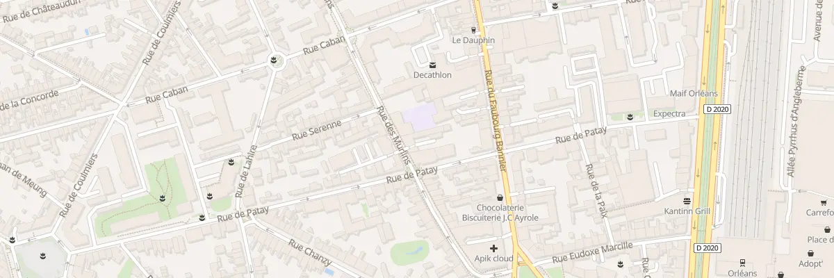 Plan du 16B Rue des Murlins à Orléans