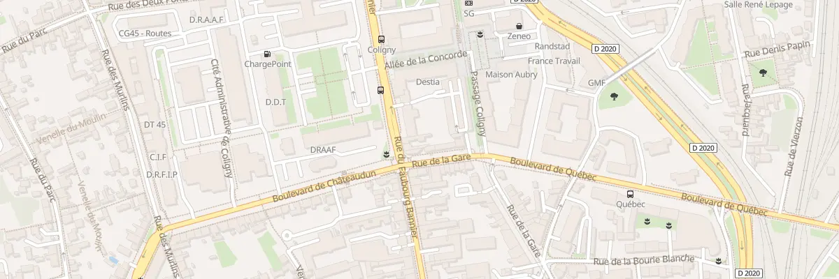Plan du 120B Rue du Faubourg Bannier à Orléans