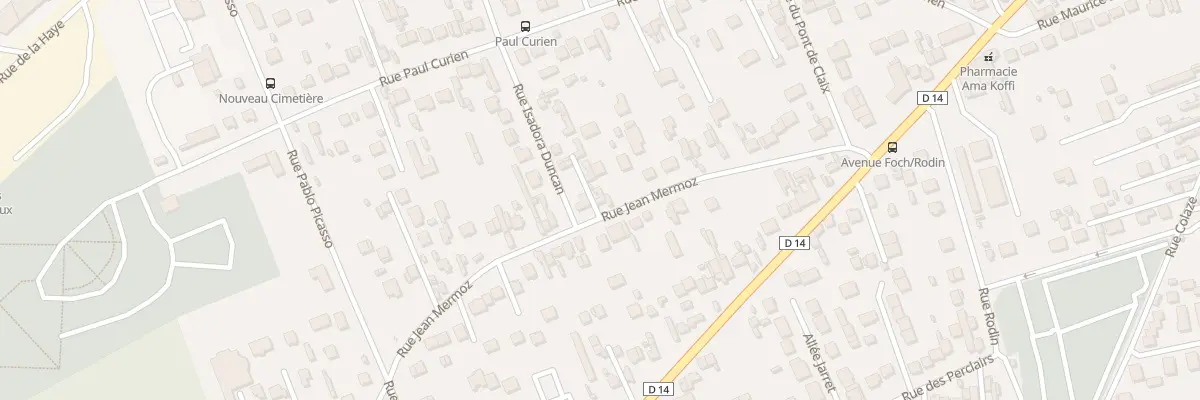 Plan du 42 Rue Jean Mermoz aux Mureaux