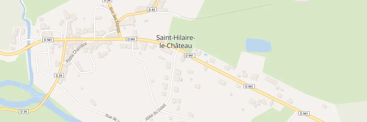 Plan du 2 Rue Pierre d’Aubusson à Saint-Hilaire-le-Château