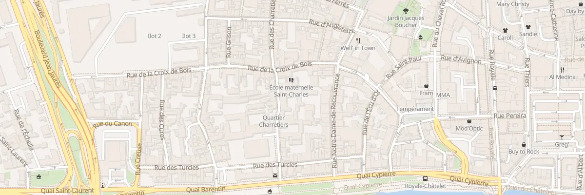 Plan du 22 Rue des Charretiers à Orléans