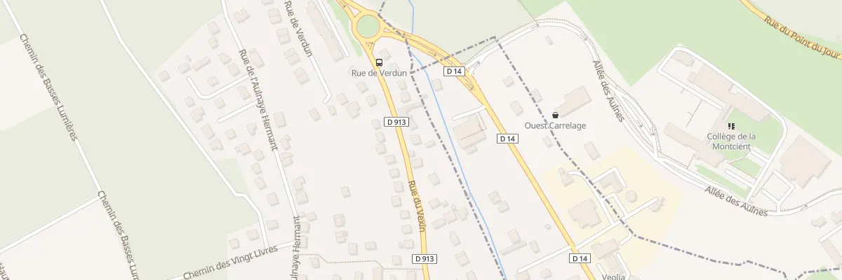Plan du 98 Rue du Vexin à Hardricourt