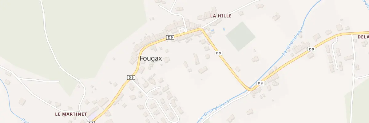 Plan du 3 All de Palauty à Fougax-et-Barrineuf