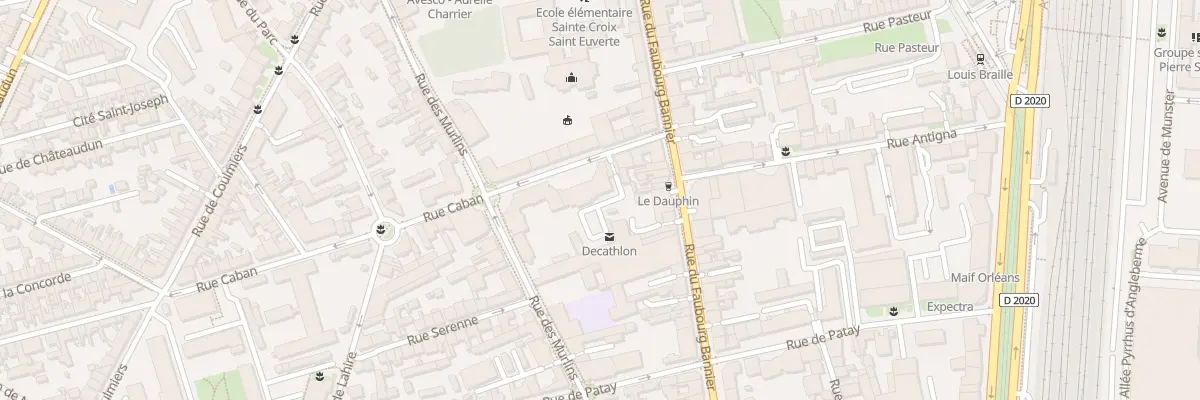 Plan du 26 Rue des Murlins à Orléans