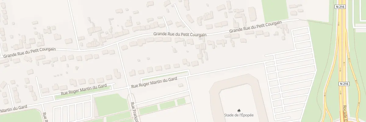 Plan du 1635 Rue Roger Martin du Gard à Calais