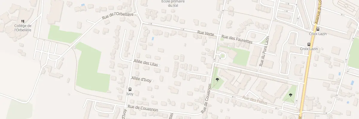 Plan du 123 All Pierre de Ronsard à Olivet