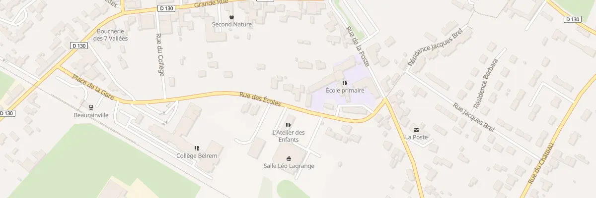 Plan du 148 Rue des Ecoles à Beaurainville