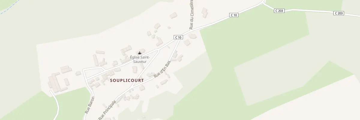 Plan du 3 Rue d’En Bas à Hescamps