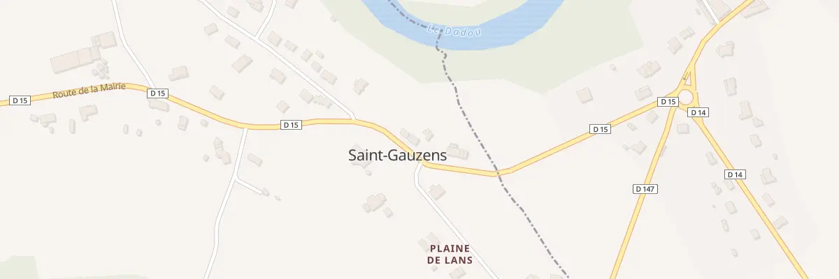 Plan du 110 Rte de la Mairie à Saint-Gauzens