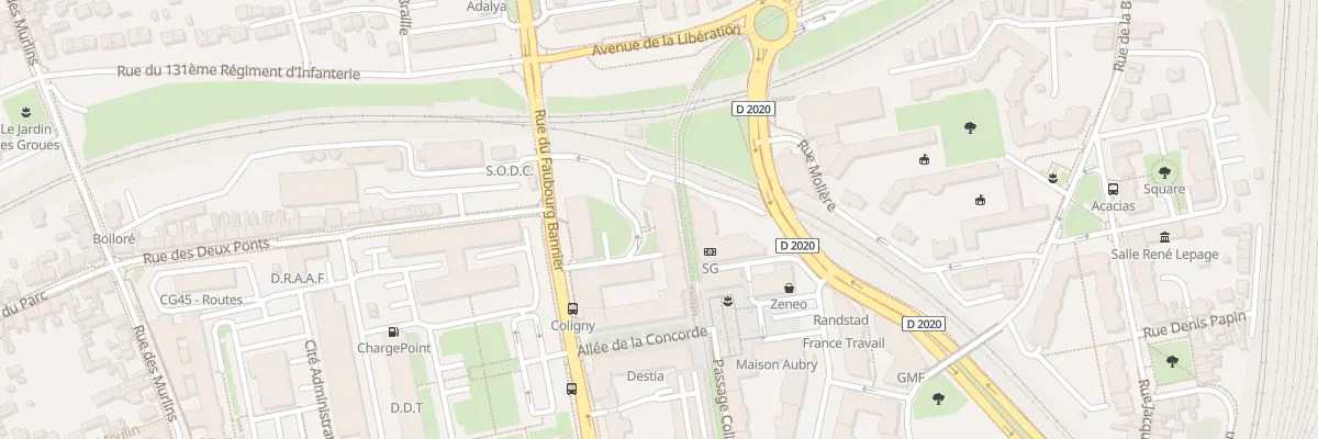 Plan du 3 Rue Jean-François Deniau à Orléans