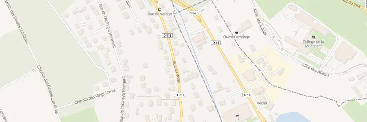 Plan du 94 Rue du Vexin à Hardricourt