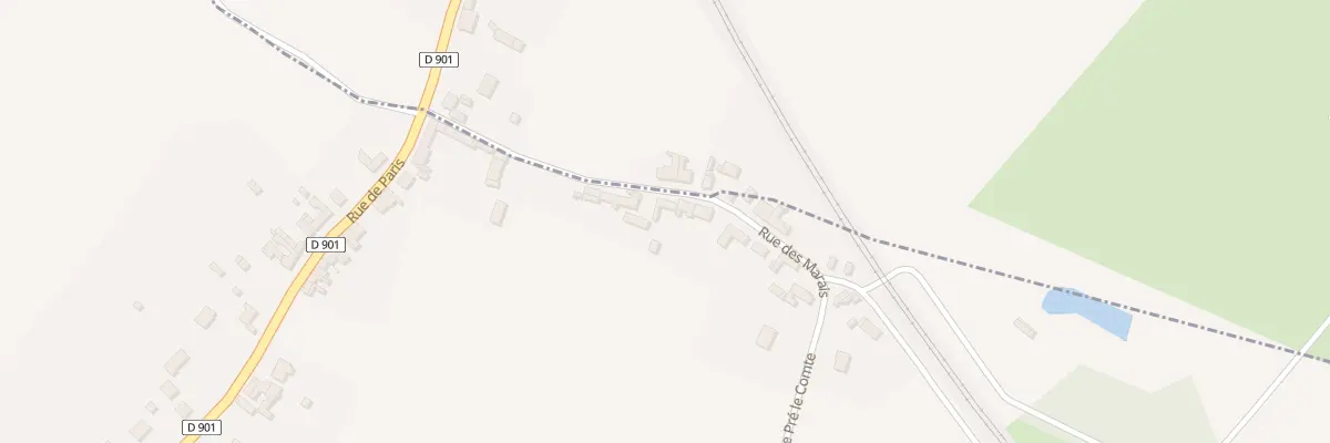 Plan du 176 Rue des Marais à Liercourt
