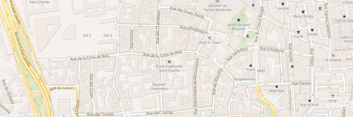 Plan du 3B Rue Croix de Bois à Orléans