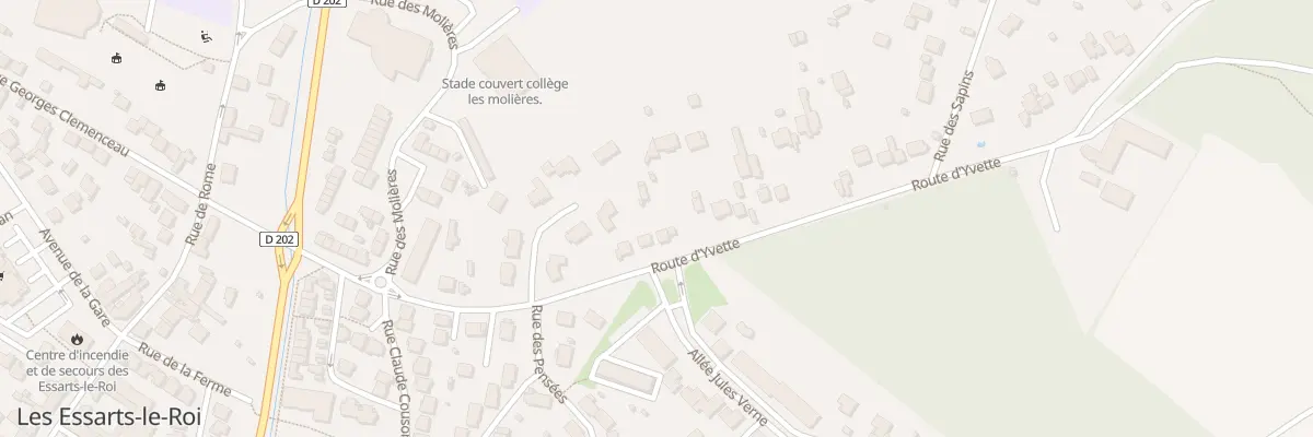 Plan du 33 Rue de l’Yvette aux Essarts-le-Roi
