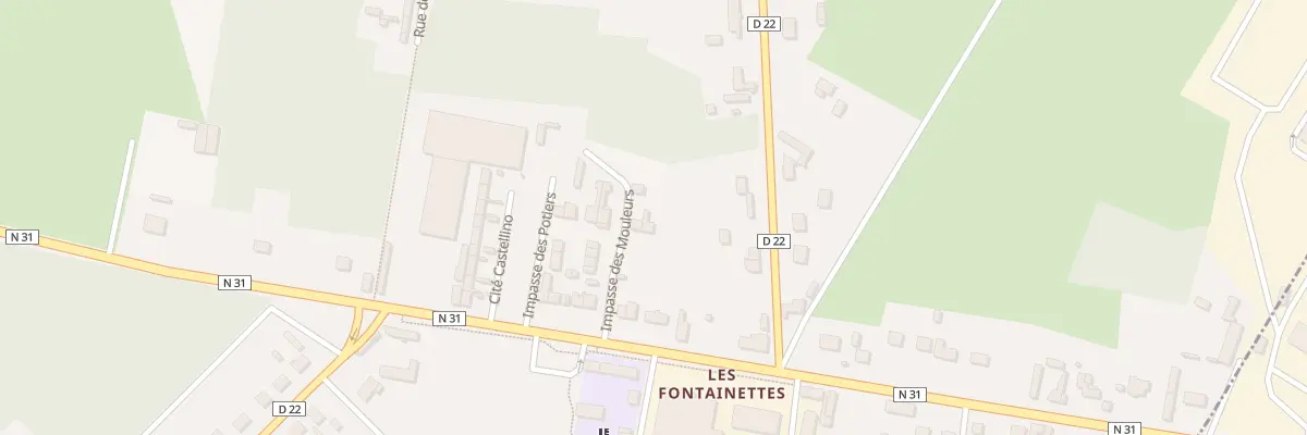 Plan du 7 Imp des Mouleurs à Saint-Aubin-en-Bray