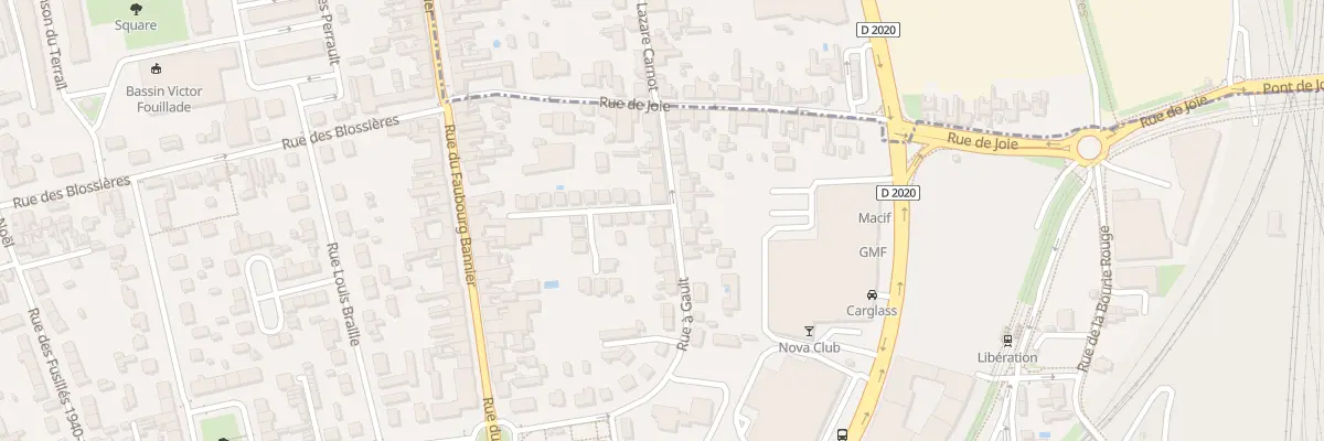 Plan du 31 Rue à Gault à Orléans