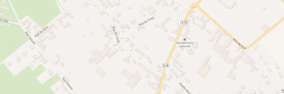 Plan du 11 Rue du Loup à Hornoy-le-Bourg