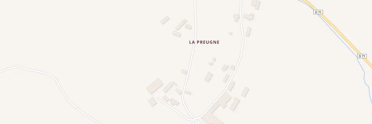 Plan du 5138 La Preugne à Sassierges-Saint-Germain