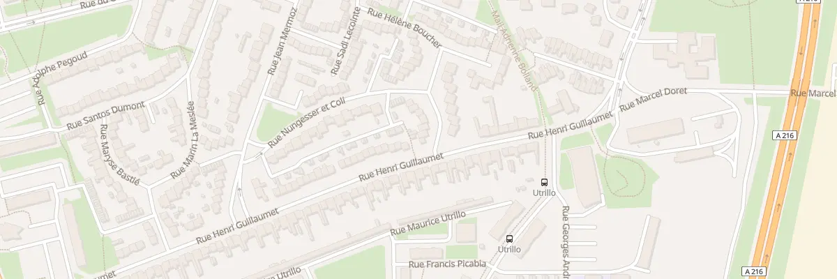 Plan du 1 Rue Hélène Boucher à Calais