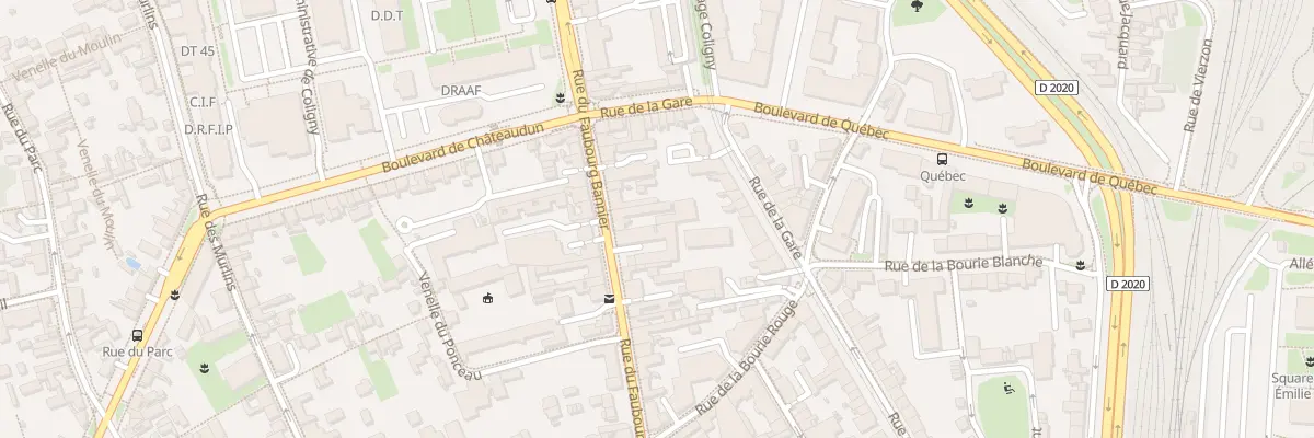 Plan du 106 Rue du Faubourg Bannier à Orléans