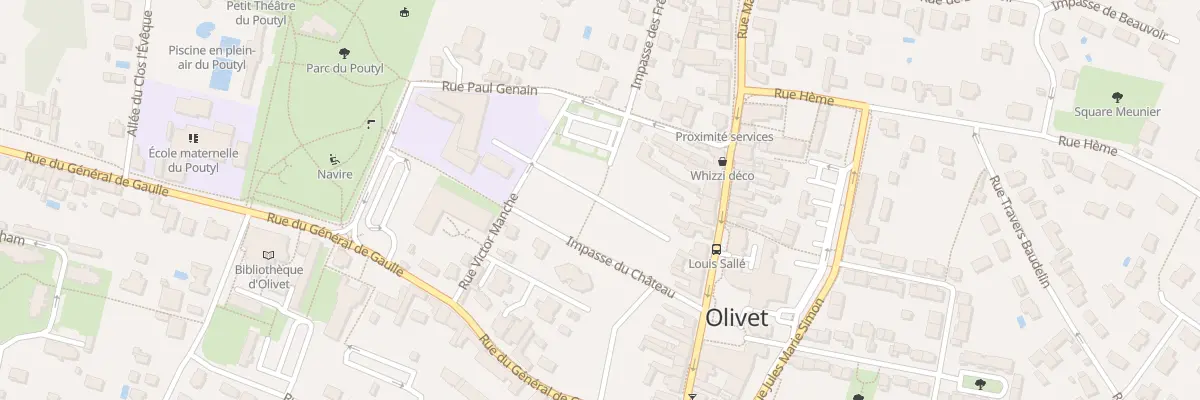 Plan du 214 Rue Marcel Belot à Olivet