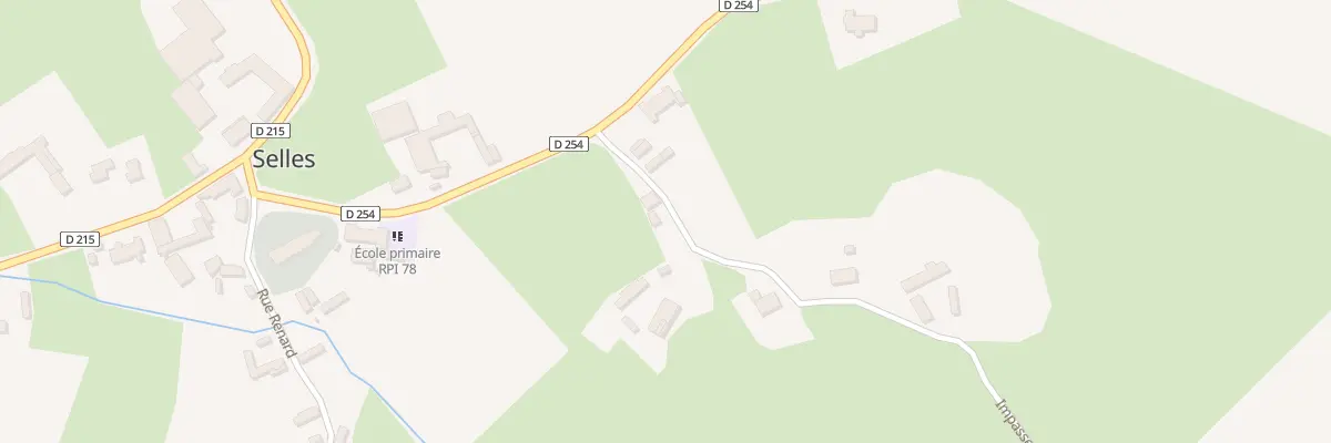 Plan du 4 Imp du Boutiller à Selles