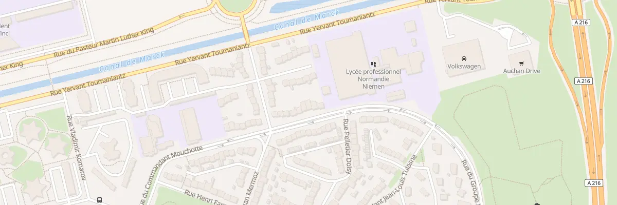 Plan du 15 Rue Grp Normandie Niemen à Calais