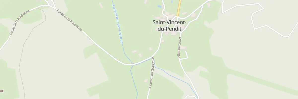 Plan du 5098 Saint Vincent à Saint-Vincent-du-Pendit