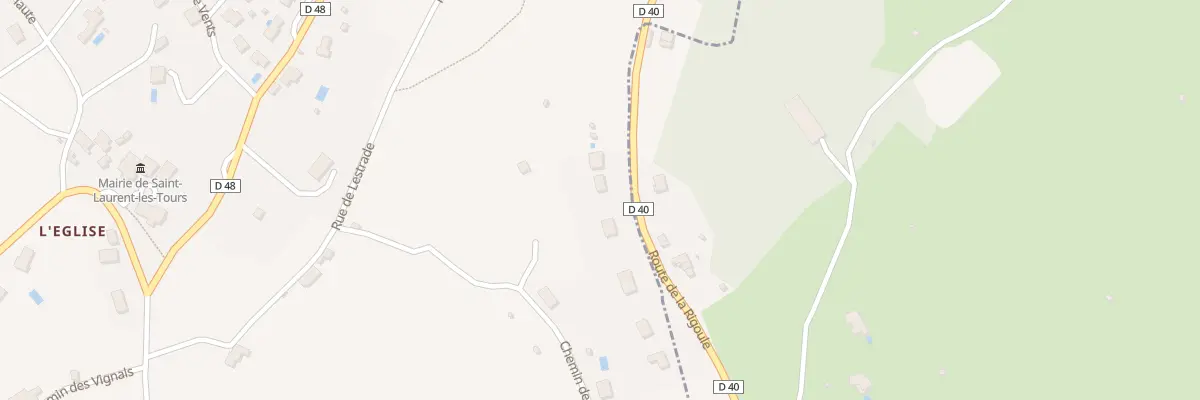 Plan du 173 Rue de Rigoule à Saint-Laurent-les-Tours
