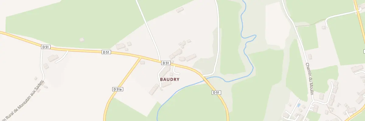 Plan du 8 Baudry à Sarzay