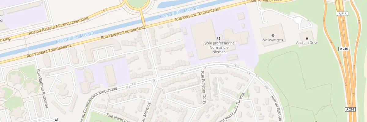 Plan du 17 Rue Grp Normandie Niemen à Calais