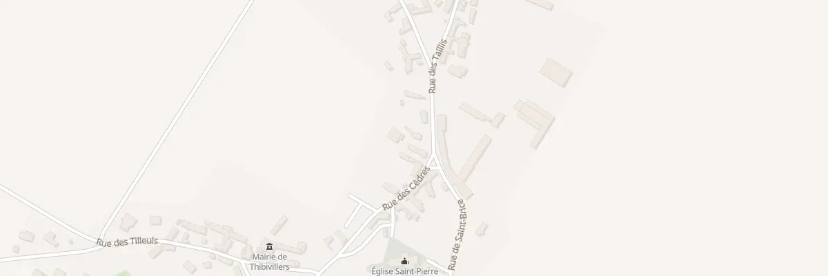 Plan du 2 Rue des Cèdres à Thibivillers