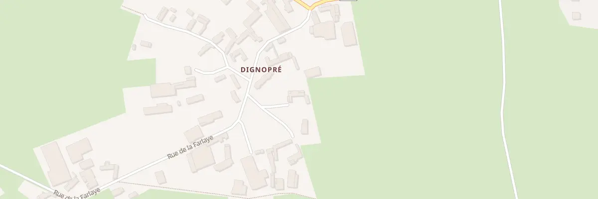 Plan du 13 Hameau de Dignopre à Bécourt