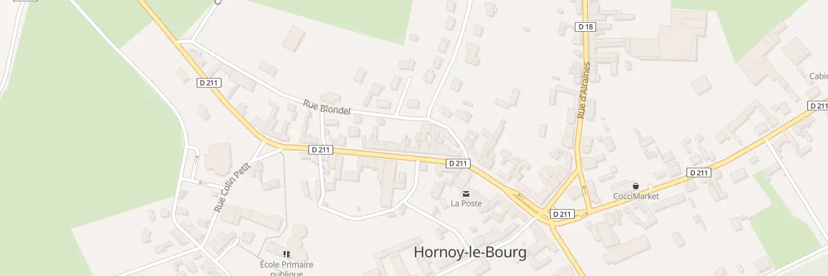 Plan du 24 Rue Charles Dufour à Hornoy-le-Bourg