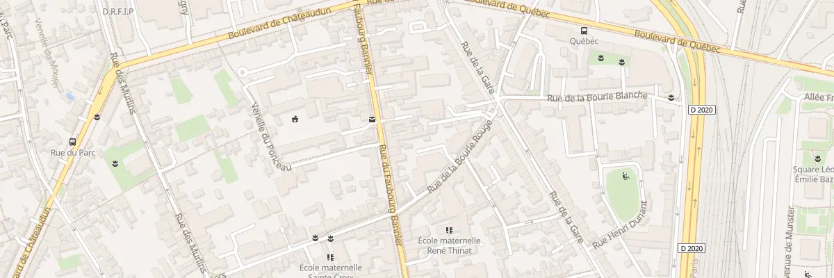 Plan du 94 Rue du Faubourg Bannier à Orléans
