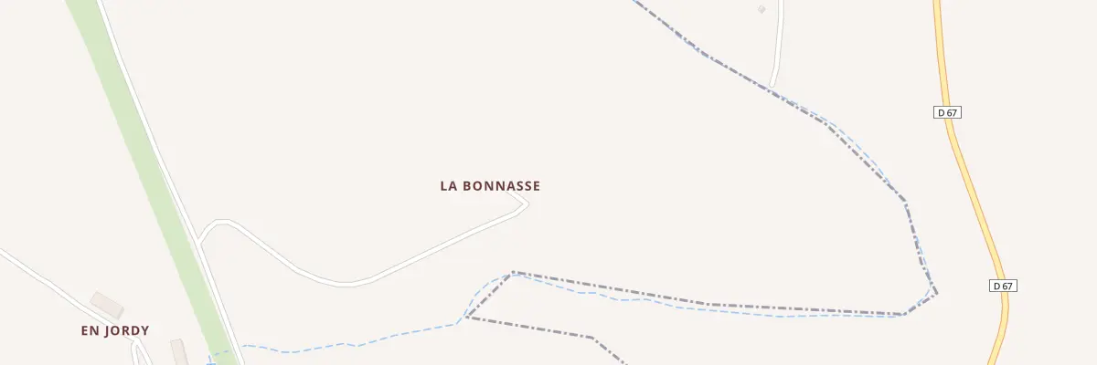 Plan de La Bonnasse à Saint-Paulet