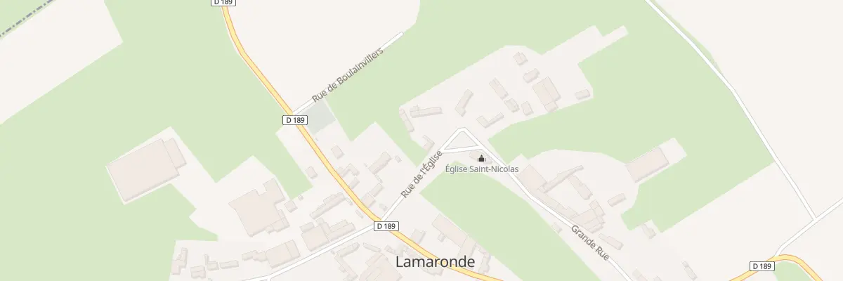 Plan du 5036 Rue de l’Eglise à Lamaronde