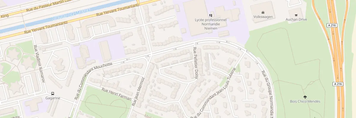 Plan du 16 Rue Grp Normandie Niemen à Calais