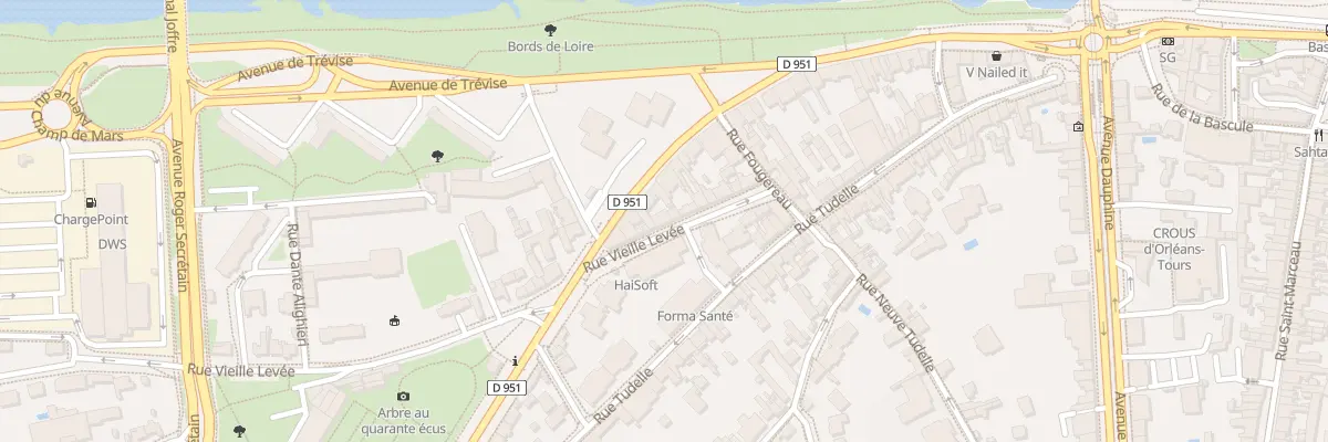 Plan du 12 Rue Vieille Levée à Orléans