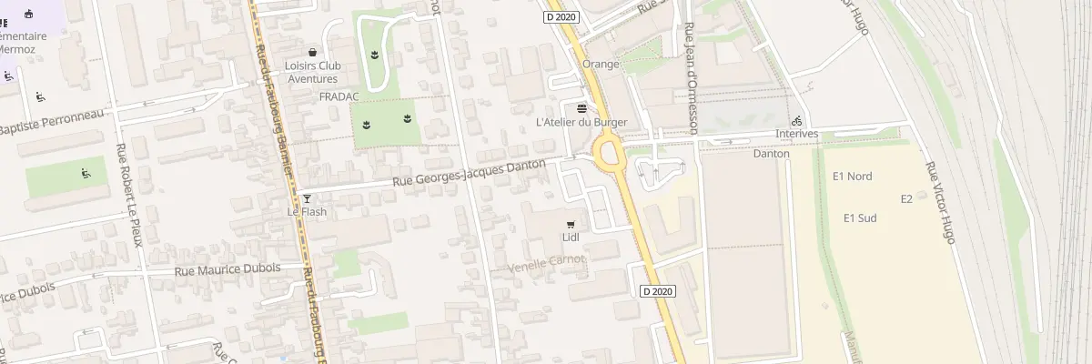 Plan du 30 Rue Danton à Fleury-les-Aubrais